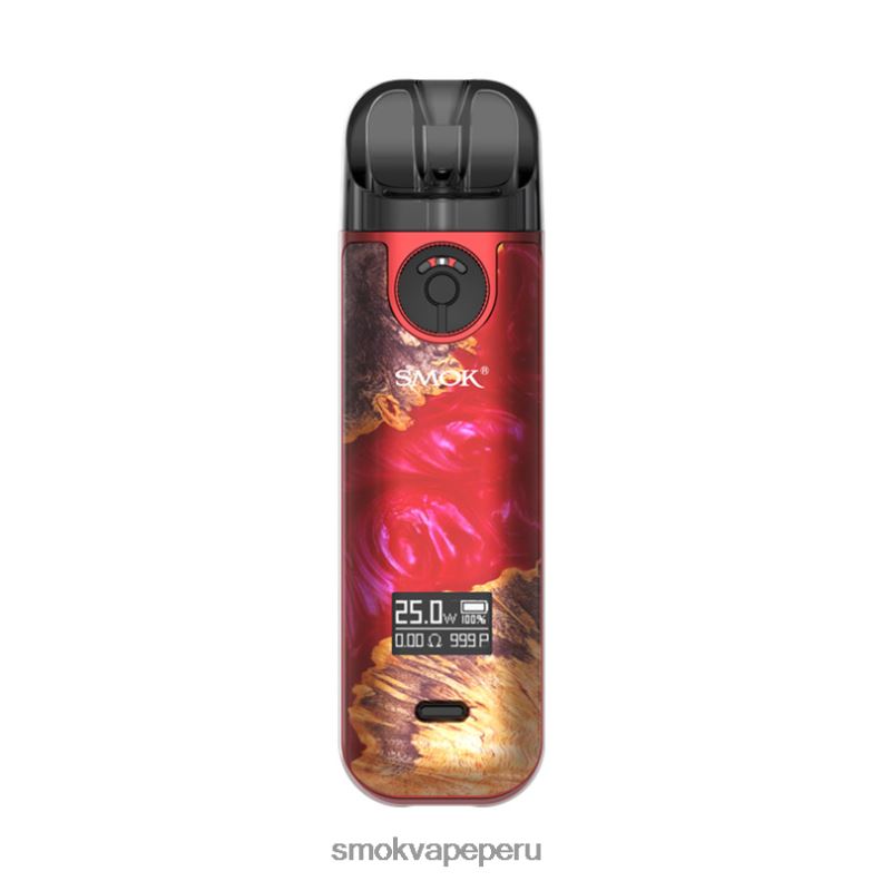 SMOK Vape Amazon - SMOK NOVO 4 equipos madera estabilizadora roja DP06DR229