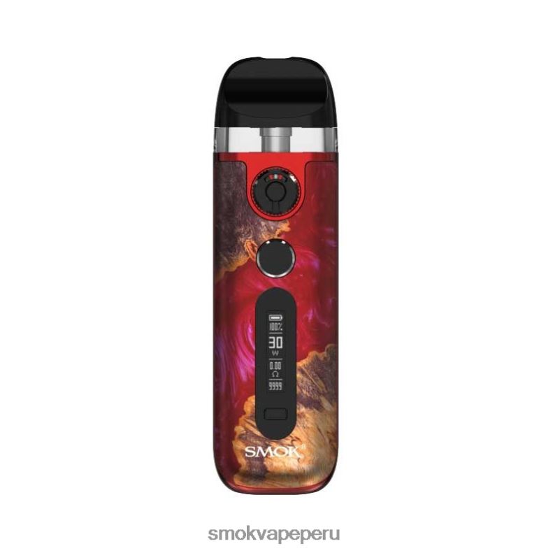 SMOK Vape Lima - SMOK Novo 5 equipos madera estabilizadora roja DP06DR12