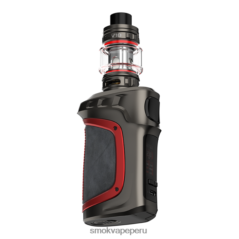 SMOK Vape Near Me - SMOK MAG-18 equipo cuero rojo gris DP06DR70