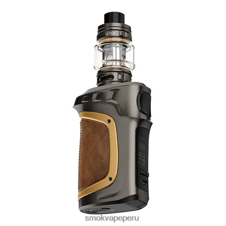 SMOK Vape Precio Peru - SMOK MAG-18 equipo cuero dorado metalizado DP06DR78